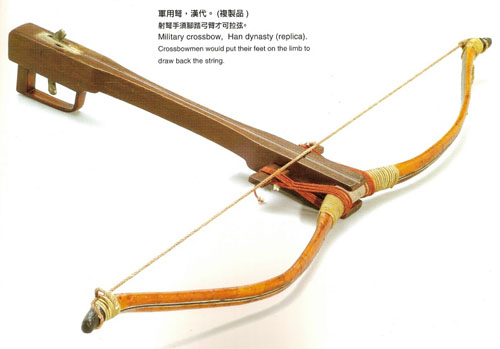 中国古代兵器战国青铜弩到现代弩扳机制作结构