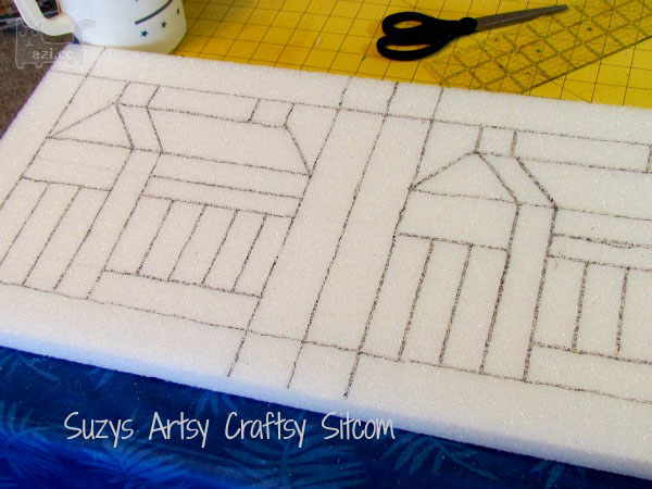 教你制作简单漂亮的手工DIY房子布嵌画的详细