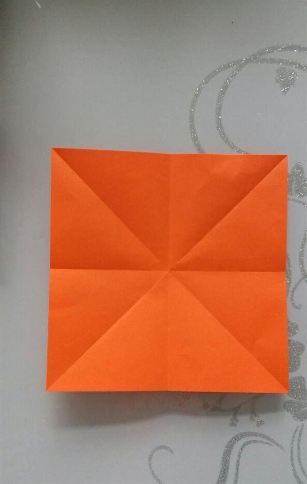 简易千纸鹤的折法图解