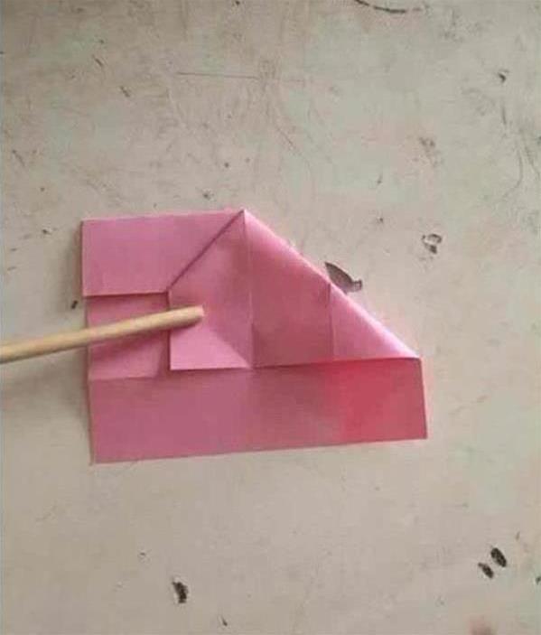 小沁心DIY折纸最简单纸花折法图解教程