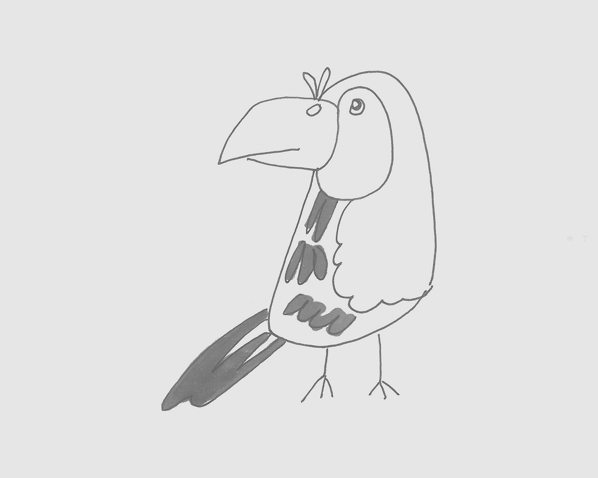 怎么画小鸟的画法 简笔画图（鼎的简笔画图片大全） - 有点网 - 好手艺