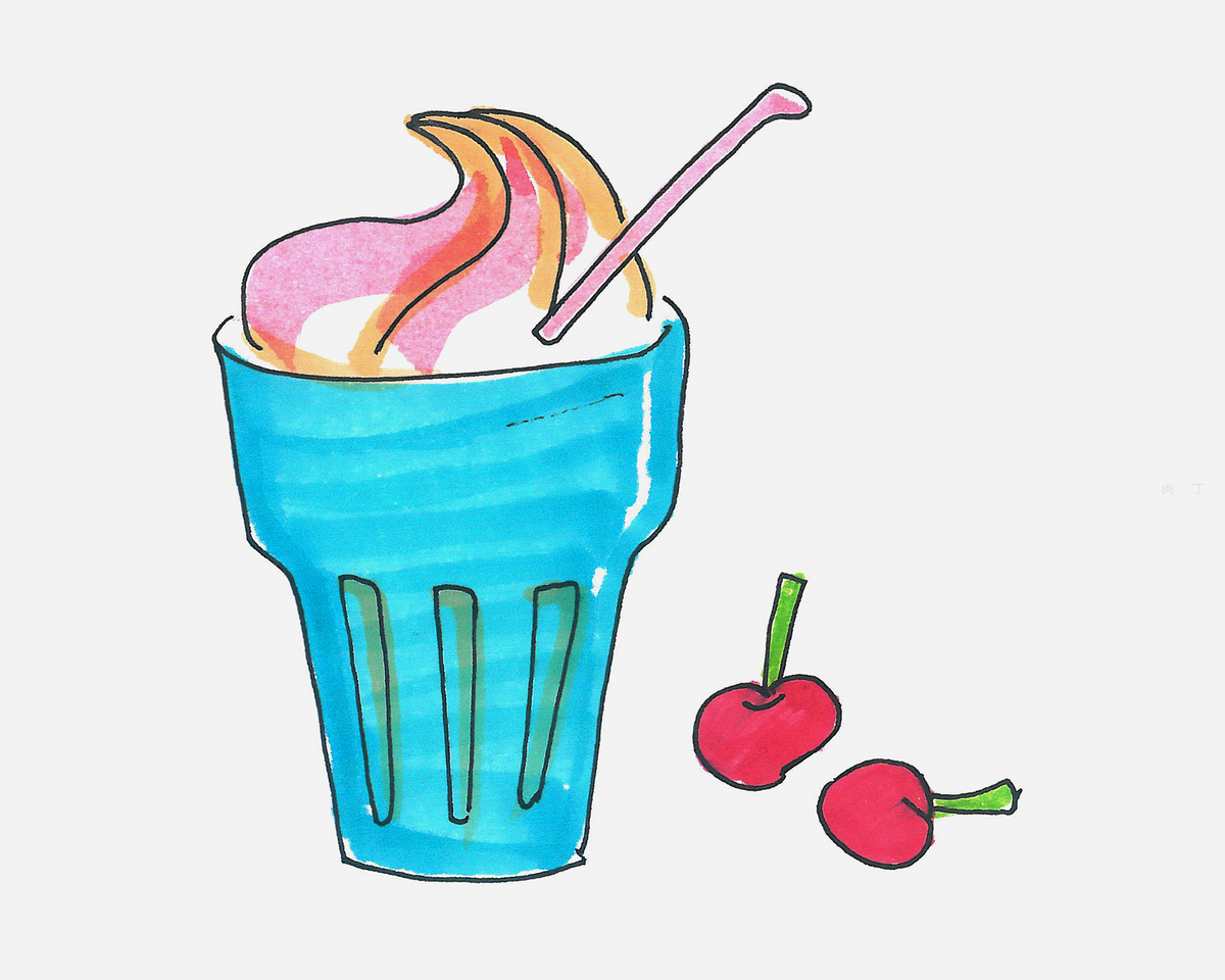 亲子早教儿童简笔画｜几笔画出缤纷美味的冰淇淋简笔画，简单好学_哔哩哔哩 (゜-゜)つロ 干杯~-bilibili