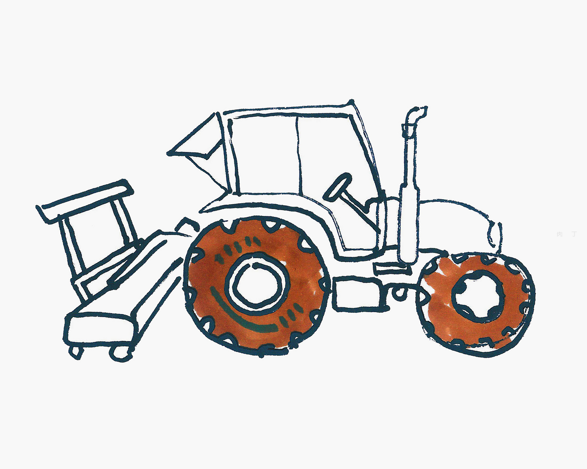 等距农业中耕机。耕作机是一种用于二次耕作的农业设备。拖拉机用苗床耕作机整地插画图片素材_ID:421570187-Veer图库