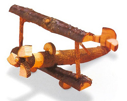 教你用枯树枝制作漂亮有创意的DIY玩具 小飞机