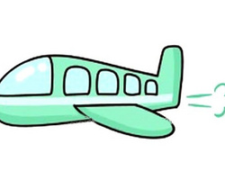 简单飞机简笔画步骤图解